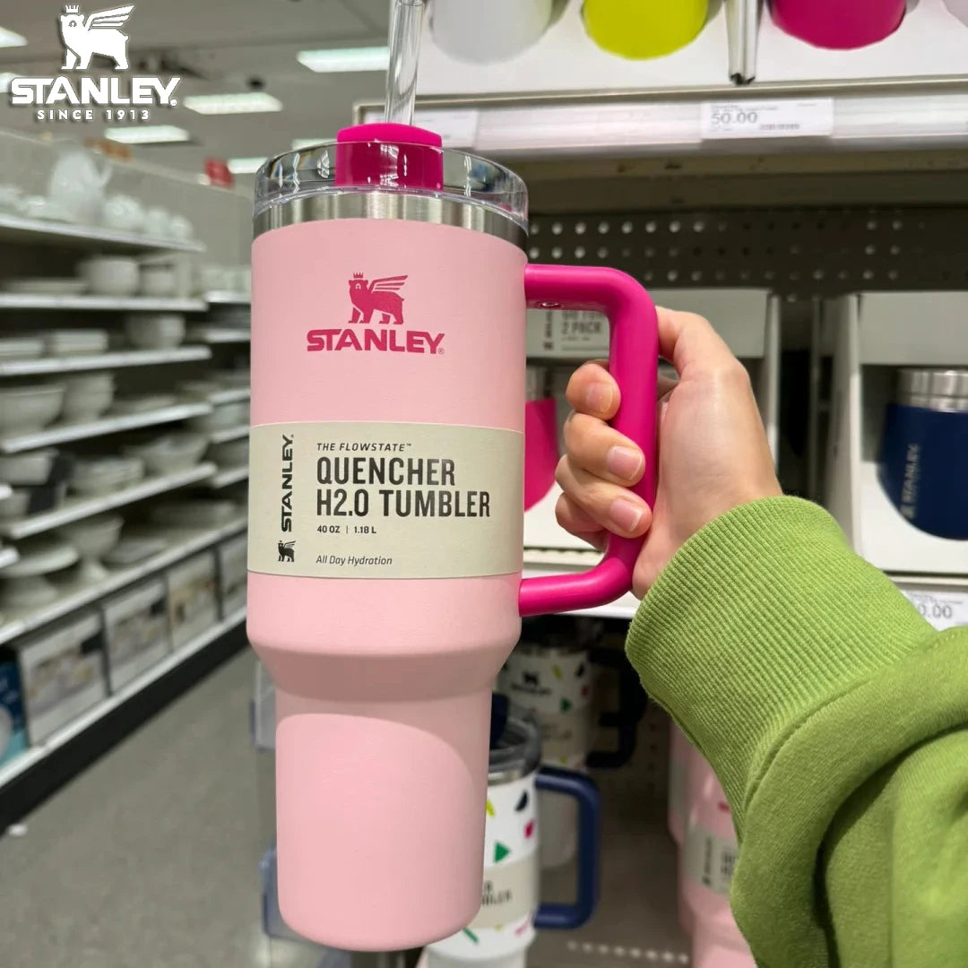 Stanley Quencher H2.0 Tumbler with Handle and Straw 40 oz