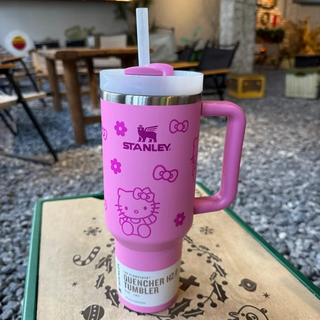 Stanley Quencher H2.0 Tumbler with Handle and Straw 40 oz