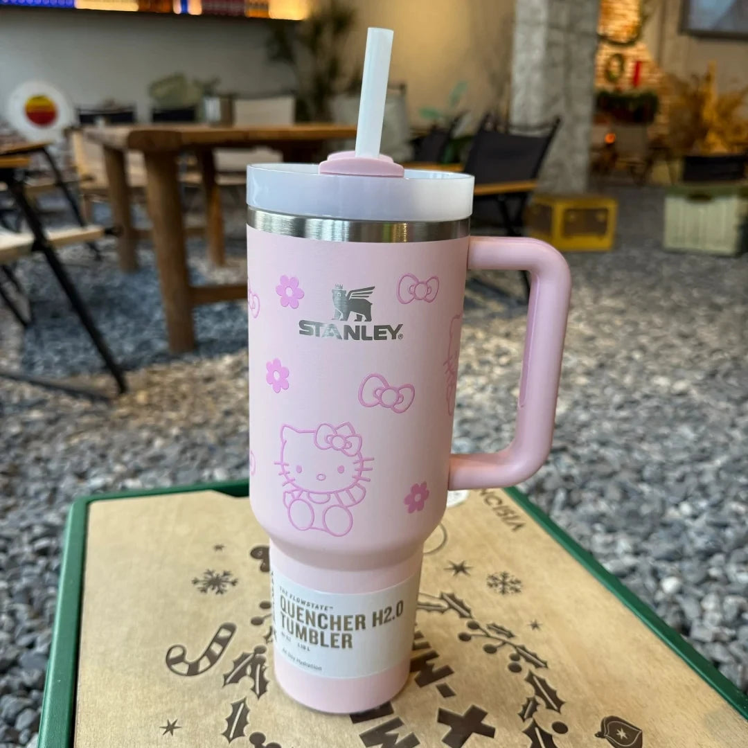 Stanley Quencher H2.0 Tumbler with Handle and Straw 40 oz
