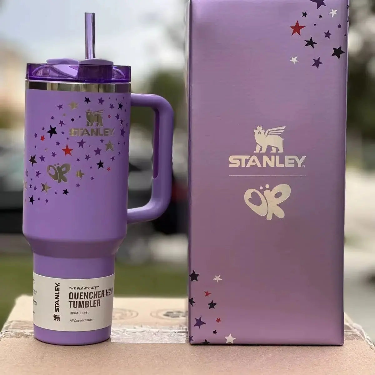 Stanley Quencher H2.0 Tumbler with Handle and Straw 40 oz