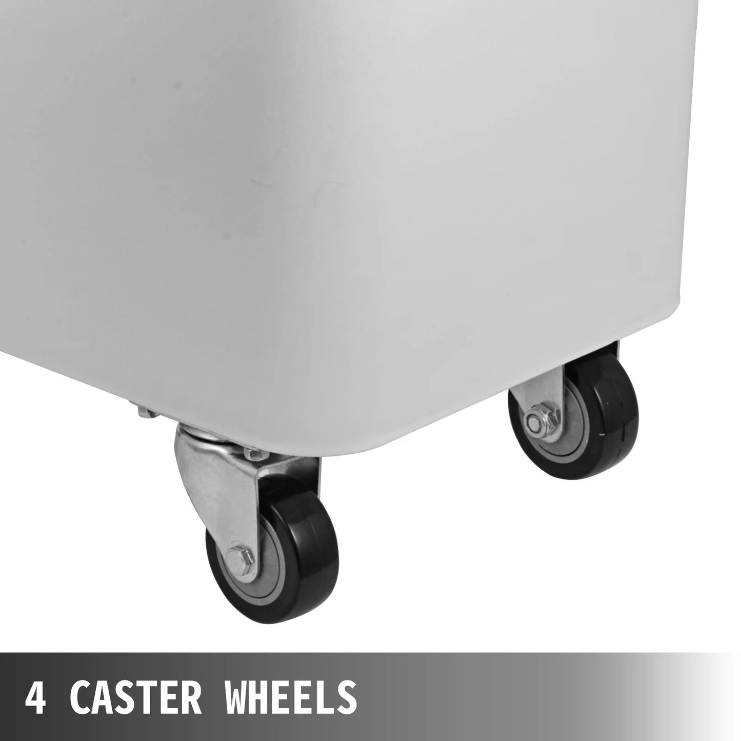 Kitchen Storage Bin w/Wheel & Scoop
