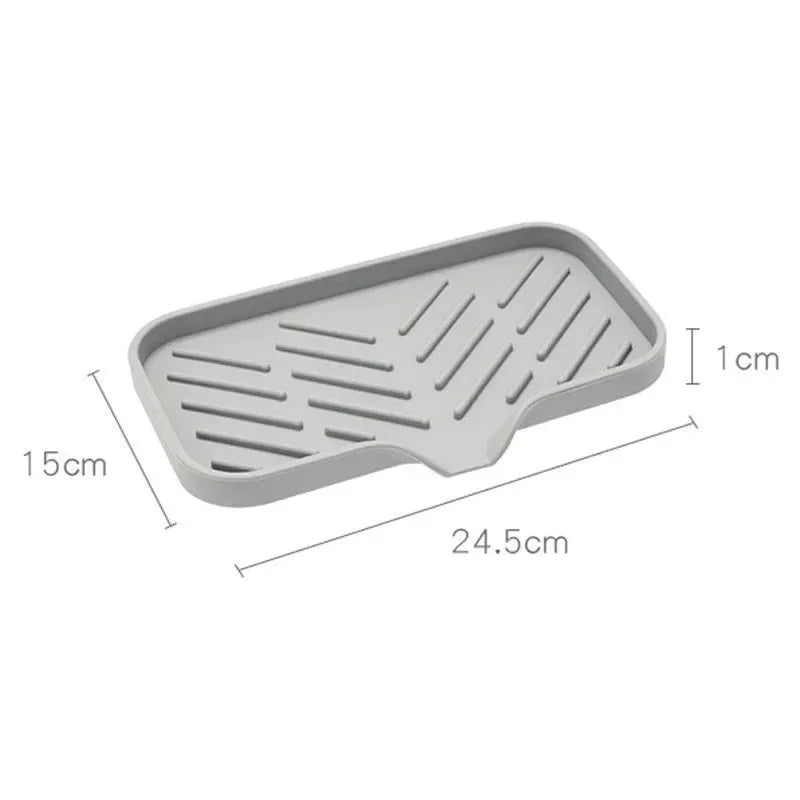 Silicone Sink Tray With drain