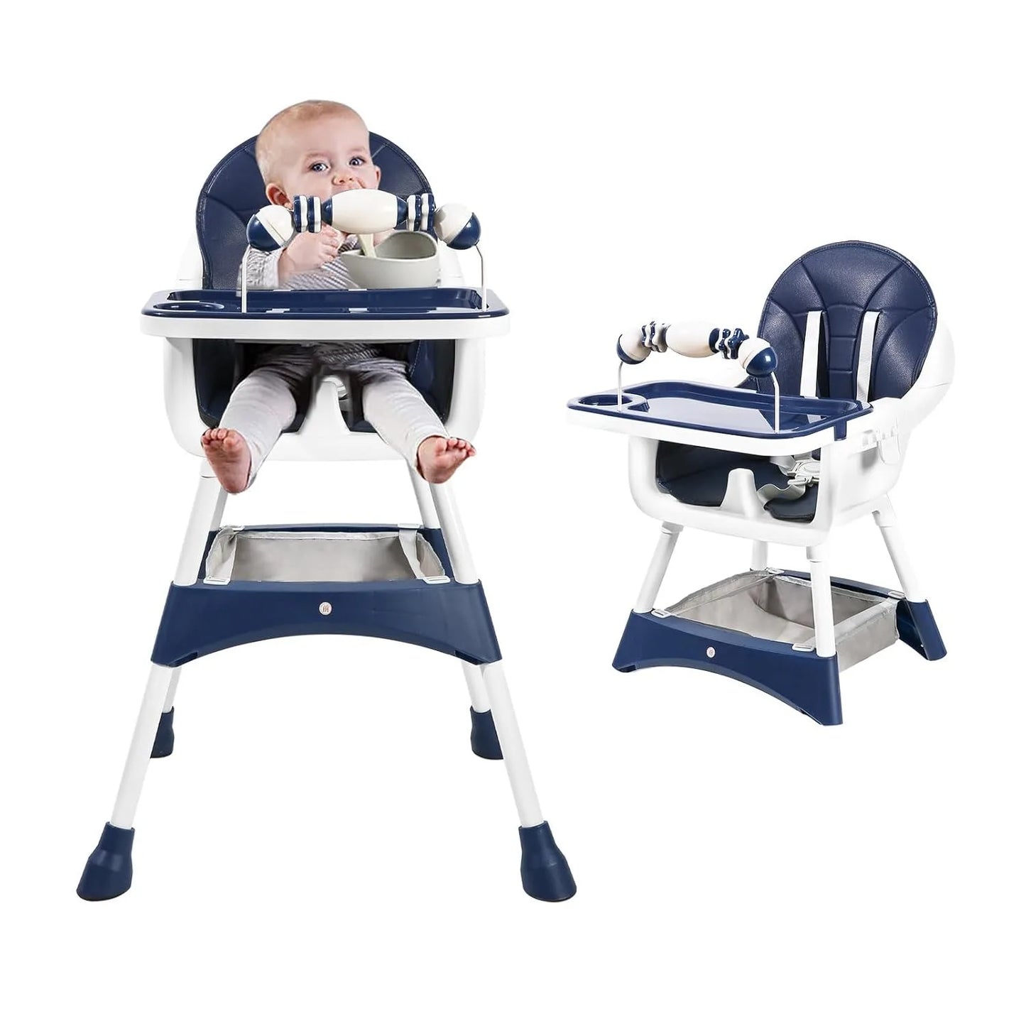 Convertible Foldable High Chair – (6 Months-3 Years)
