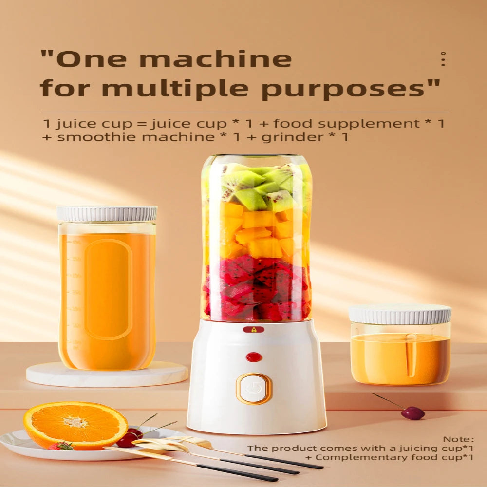 Mini Handheld Electric Juicer - USB-Powered