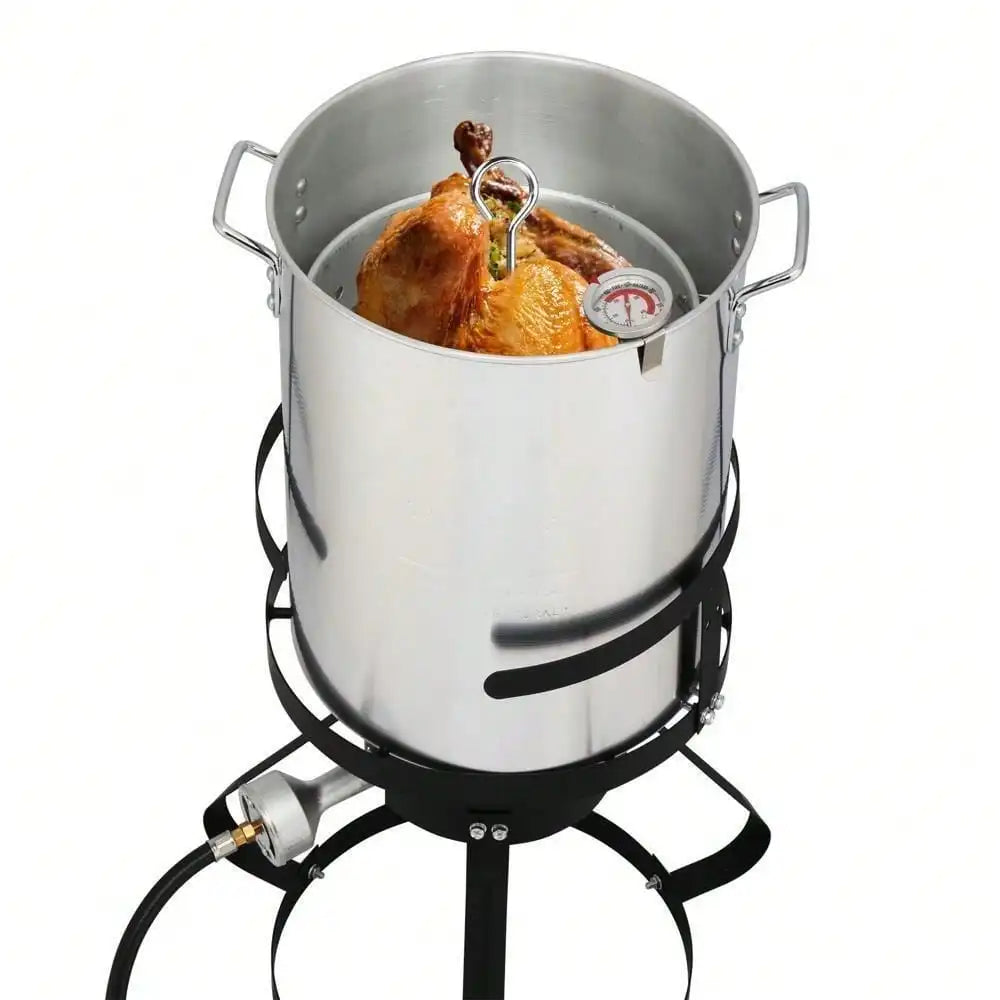 30 Qt. Turkey 10 Qt. Fish Fryer Boiler/Steamer, 54,000 BTU, Propane