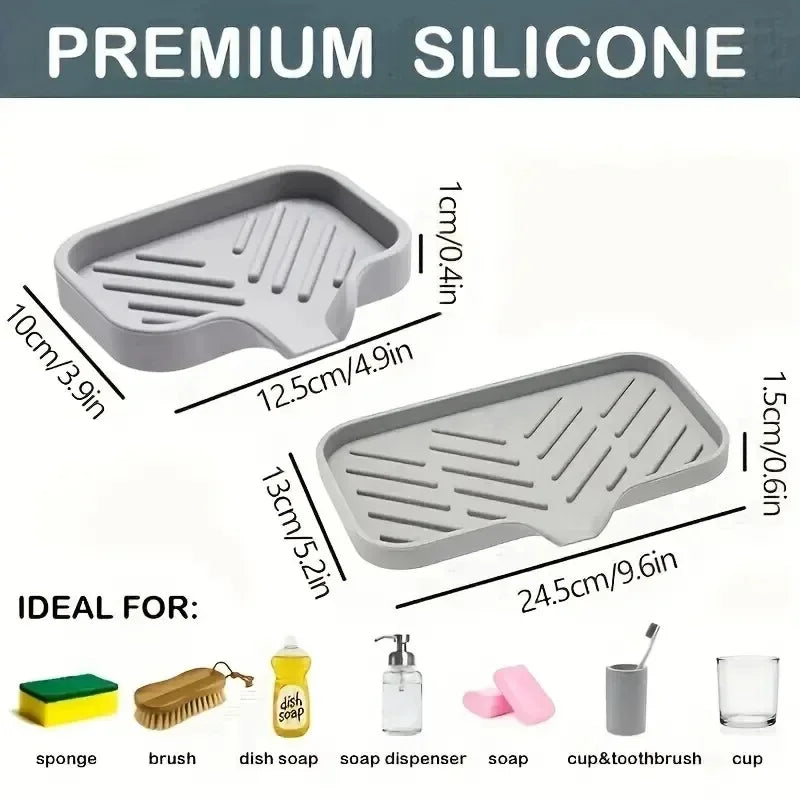 Silicone Sink Tray With drain