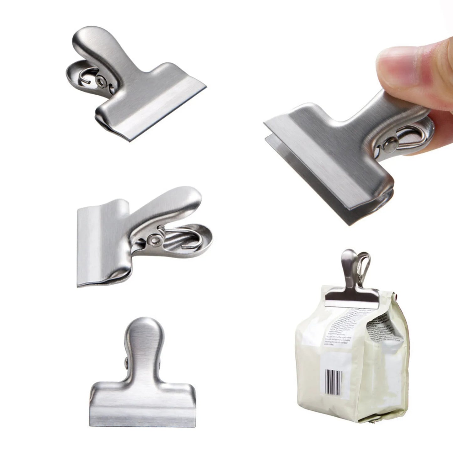 Stainless Steel Chip Bag Clips