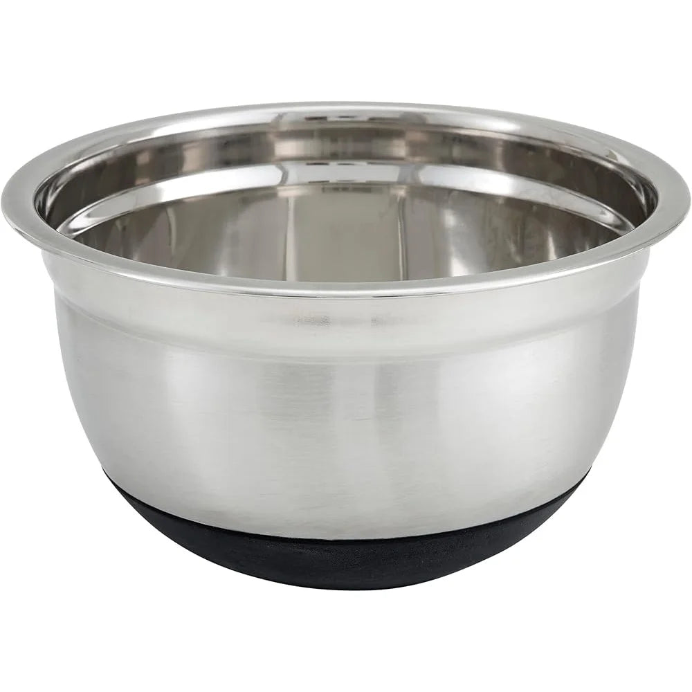 8 Quart Heavy Duty Stainless Steel Mixing Bowl w/ Non Slip Base