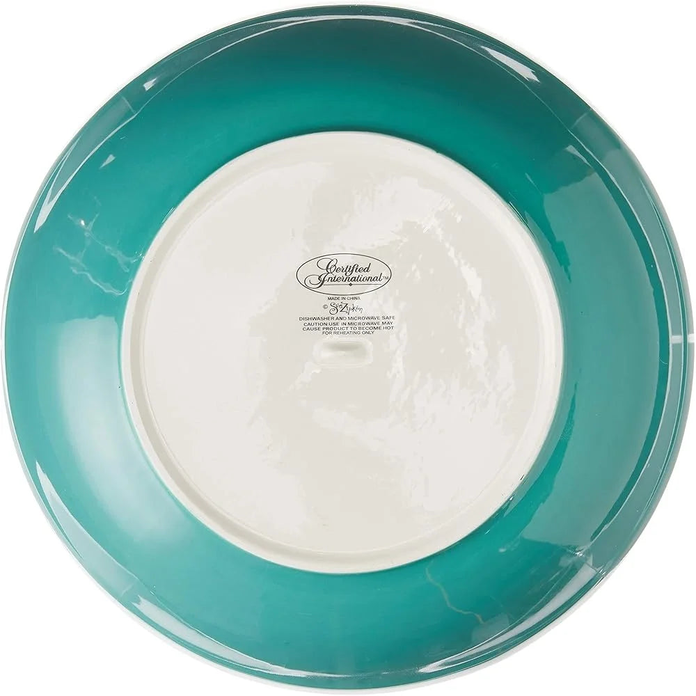 Tunisian Sunset 13.25" Ceramic Serving Bowl, 128 oz