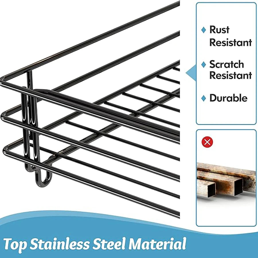 Double-layer dish drying rack