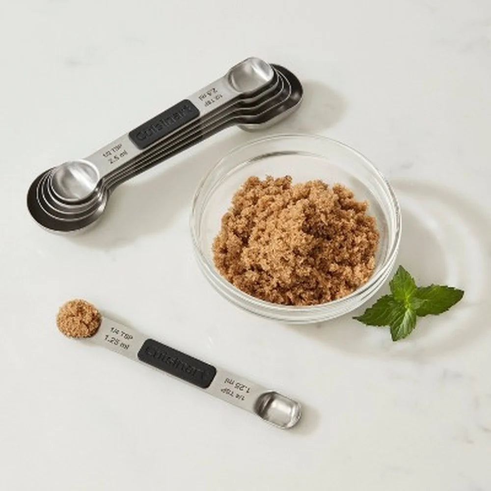 6pc Magnetic Stainless Steel Measuring Spoons, Nesting Design