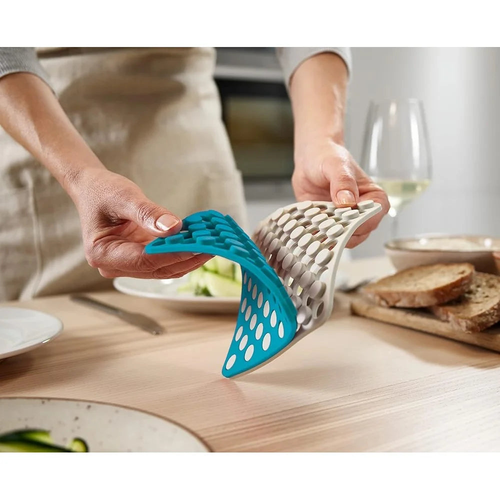 Set of 2 Silicone Trivets, Heat Resistant