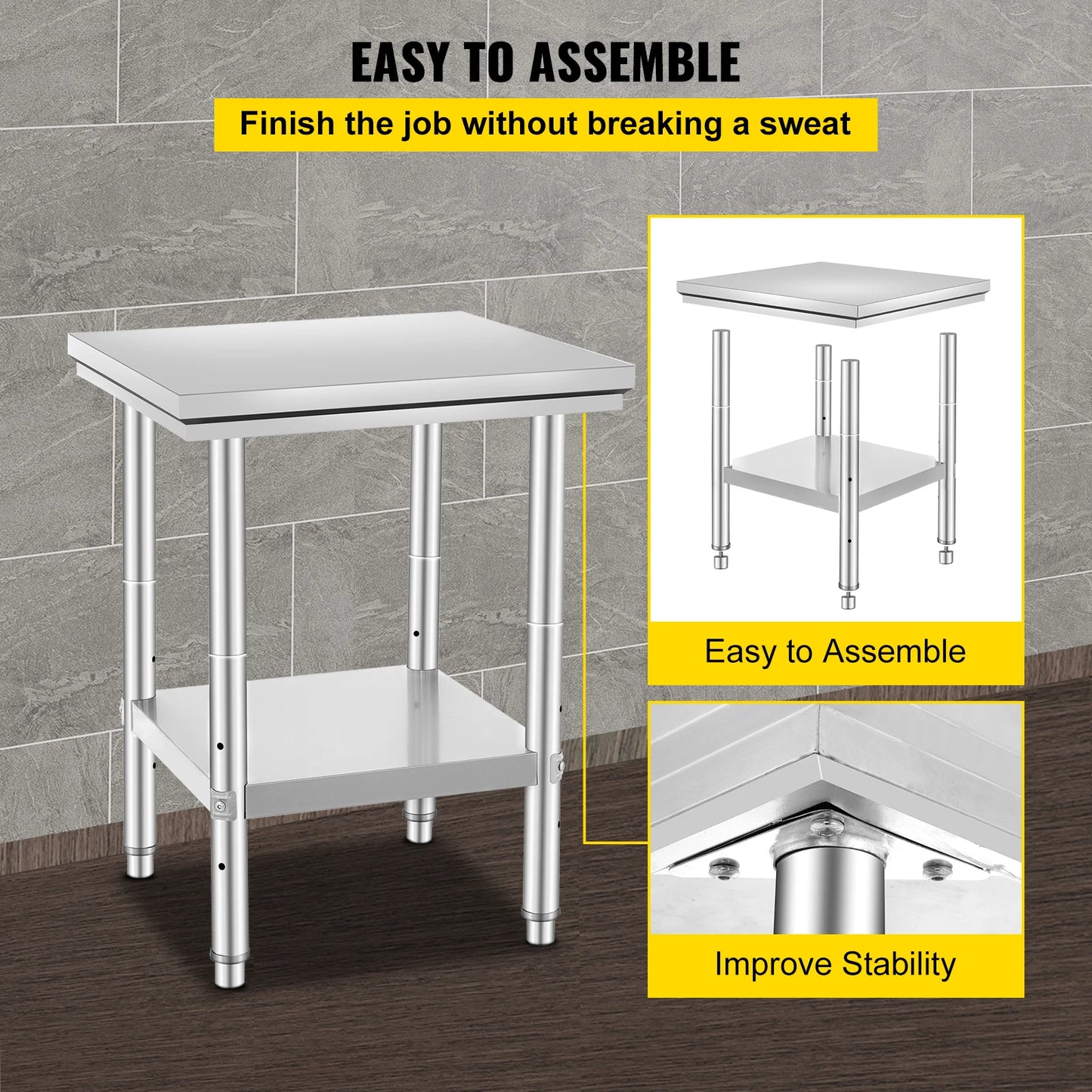 Stainless Steel Commercial Kitchen/Catering Worktable