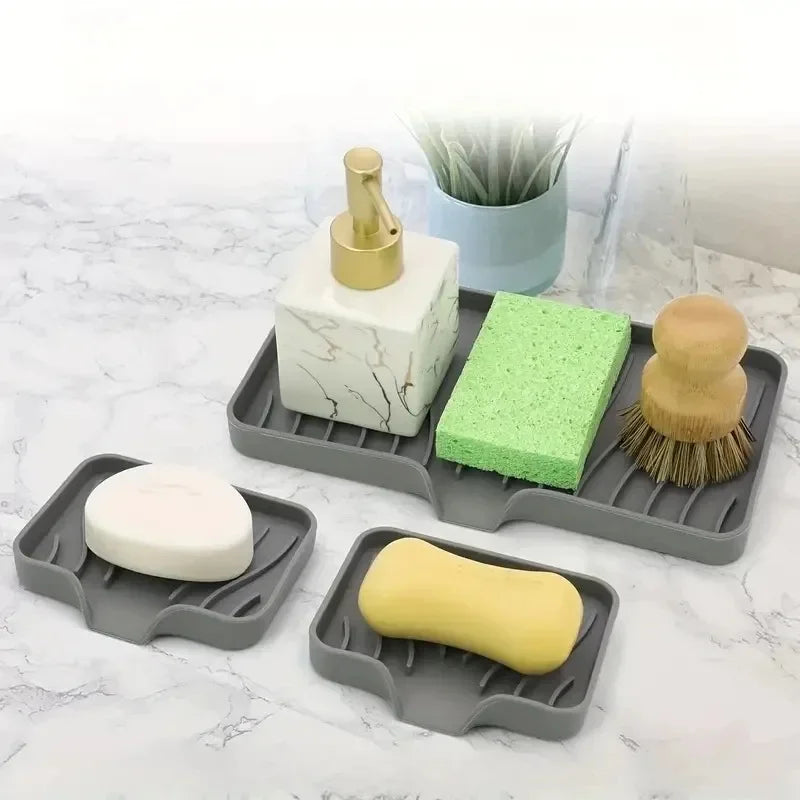 Silicone Sink Tray With drain