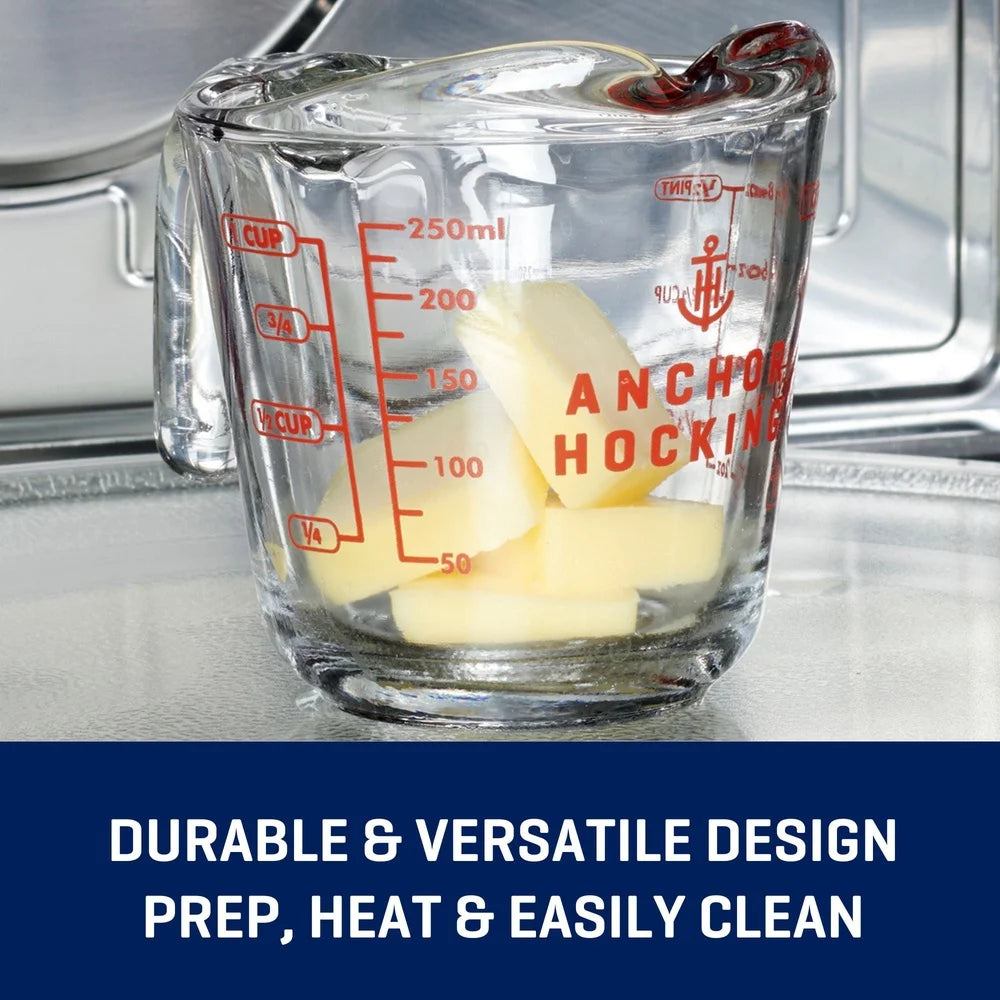 Durable Glass Measuring Cup, 4 Cup Capacity