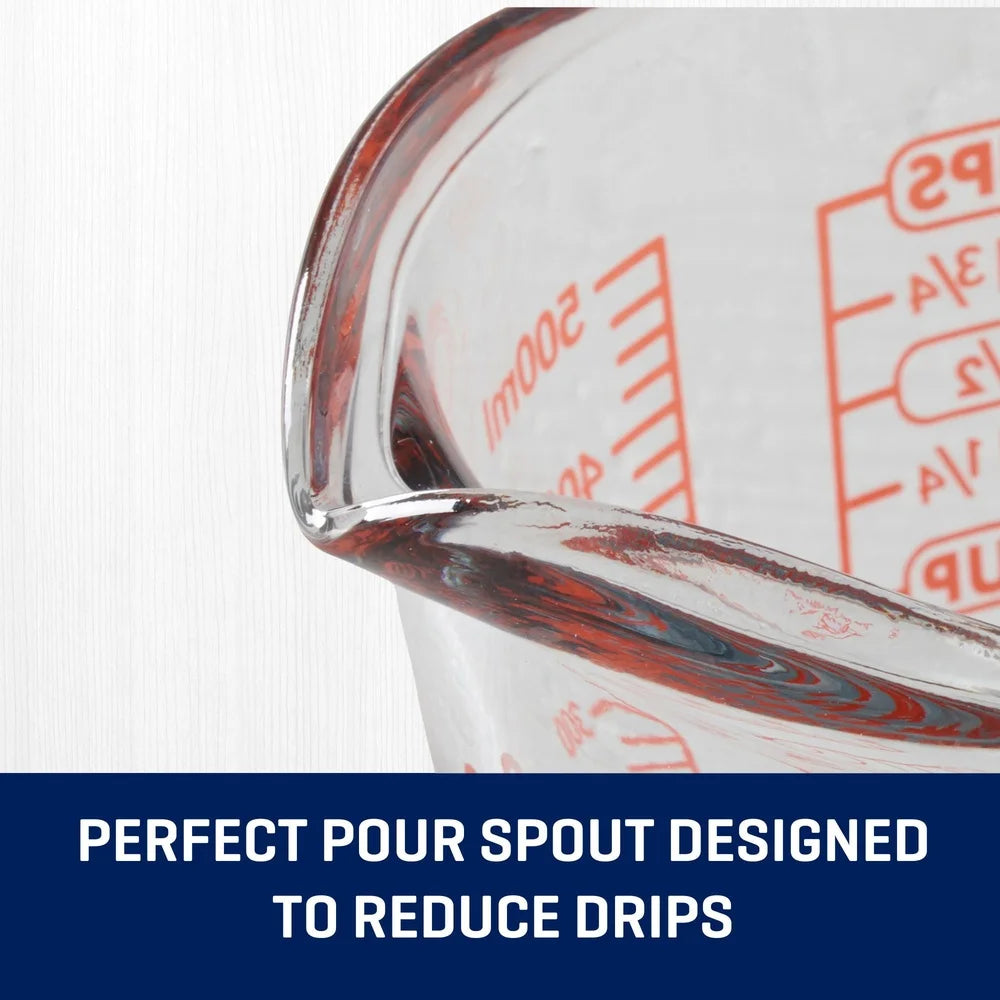 Durable Glass Measuring Cup, 4 Cup Capacity