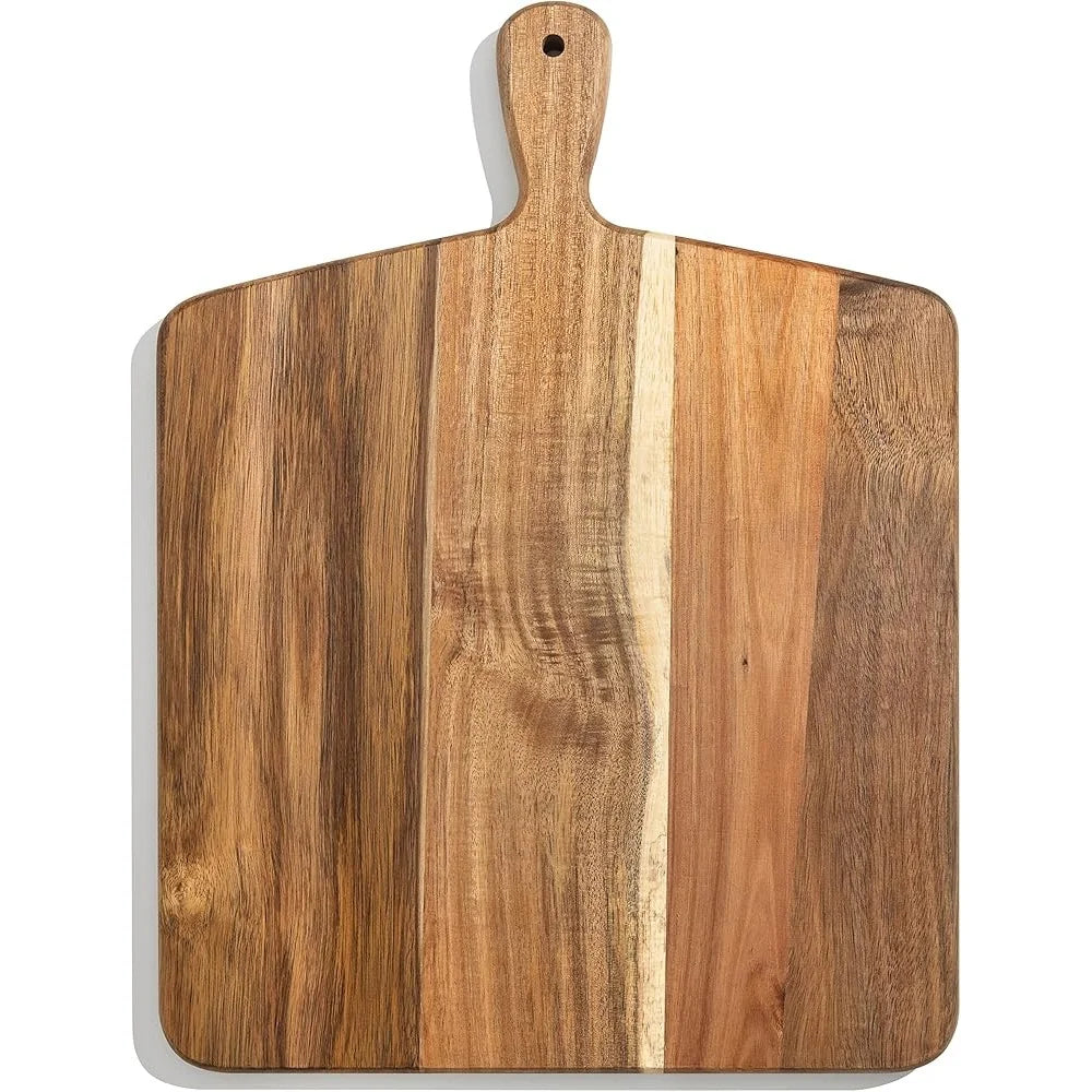 Acacia Wood Cutting Board with Handle
