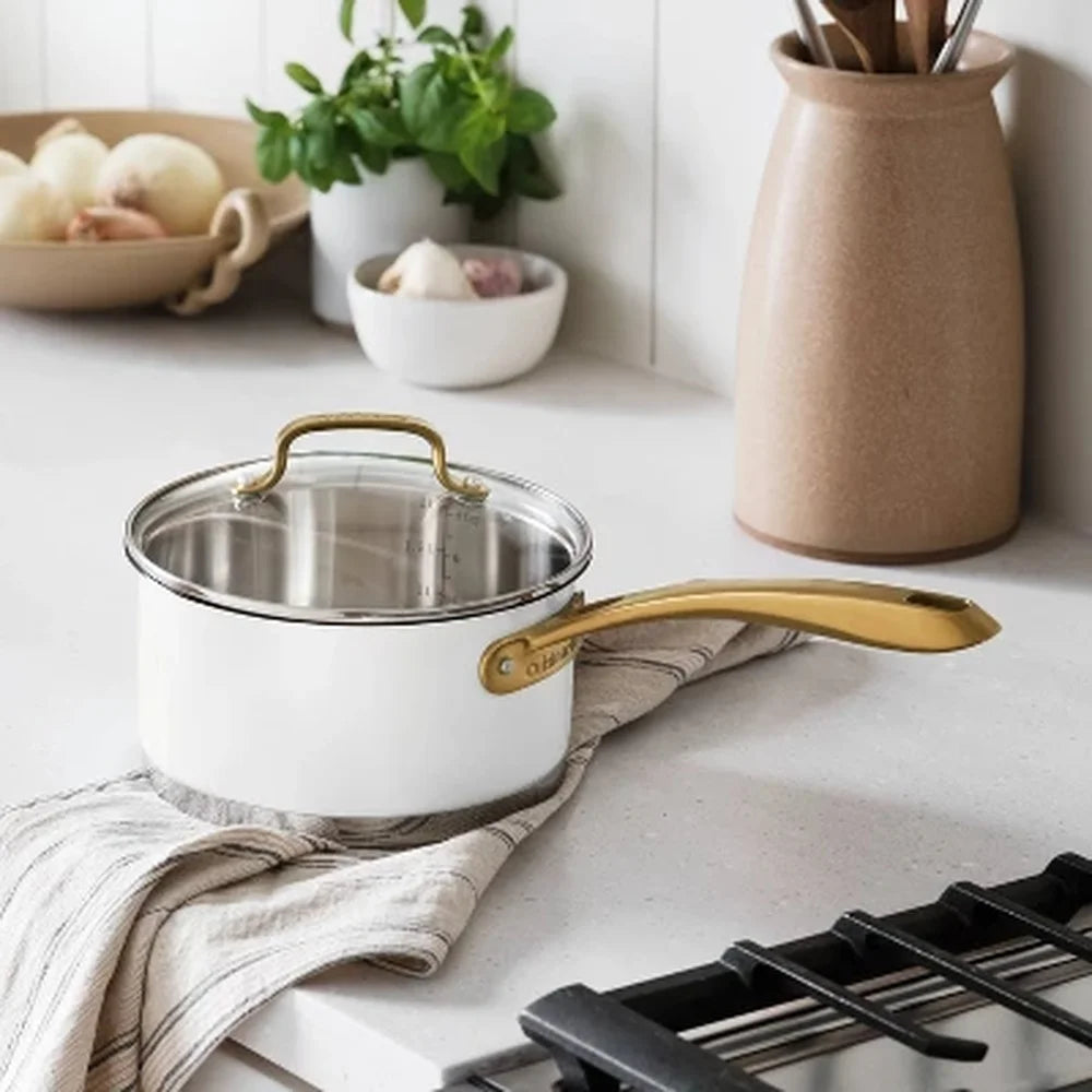 8pc Stainless Steel Cookware, Oven Safe, Dishwasher