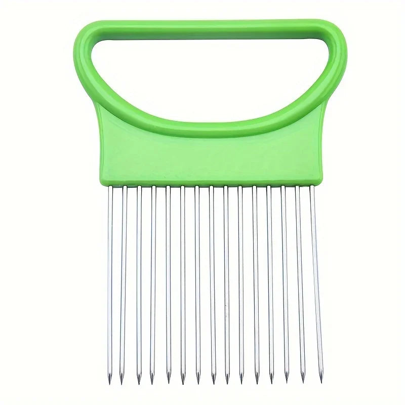 Stainless Steel VeggieHolder for Safe Cutting