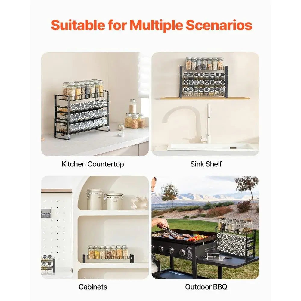 Aliexpress optimized product title:
Countertop Spice Rack Organizer, 18x11in
