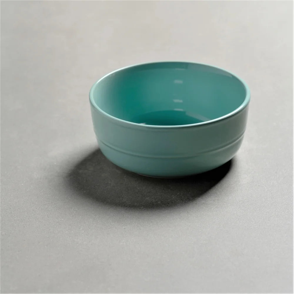 Set of 6 Double Line 6.25 Inch Round Cereal Bowls, 24oz