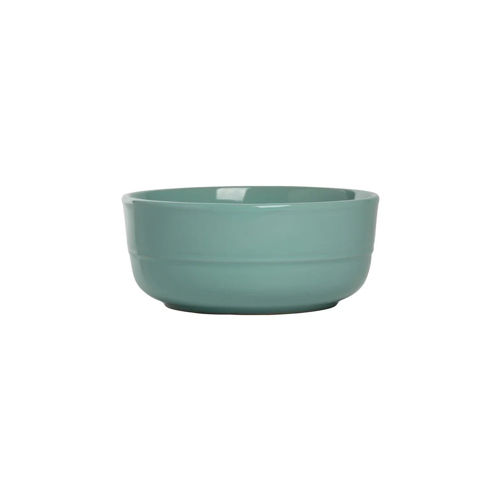 Set of 6 Double Line 6.25 Inch Round Cereal Bowls, 24oz