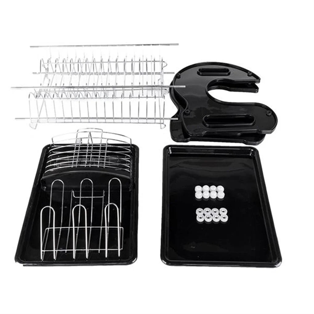Multifunctional Dual Layers Dish Storage/Drying Rack