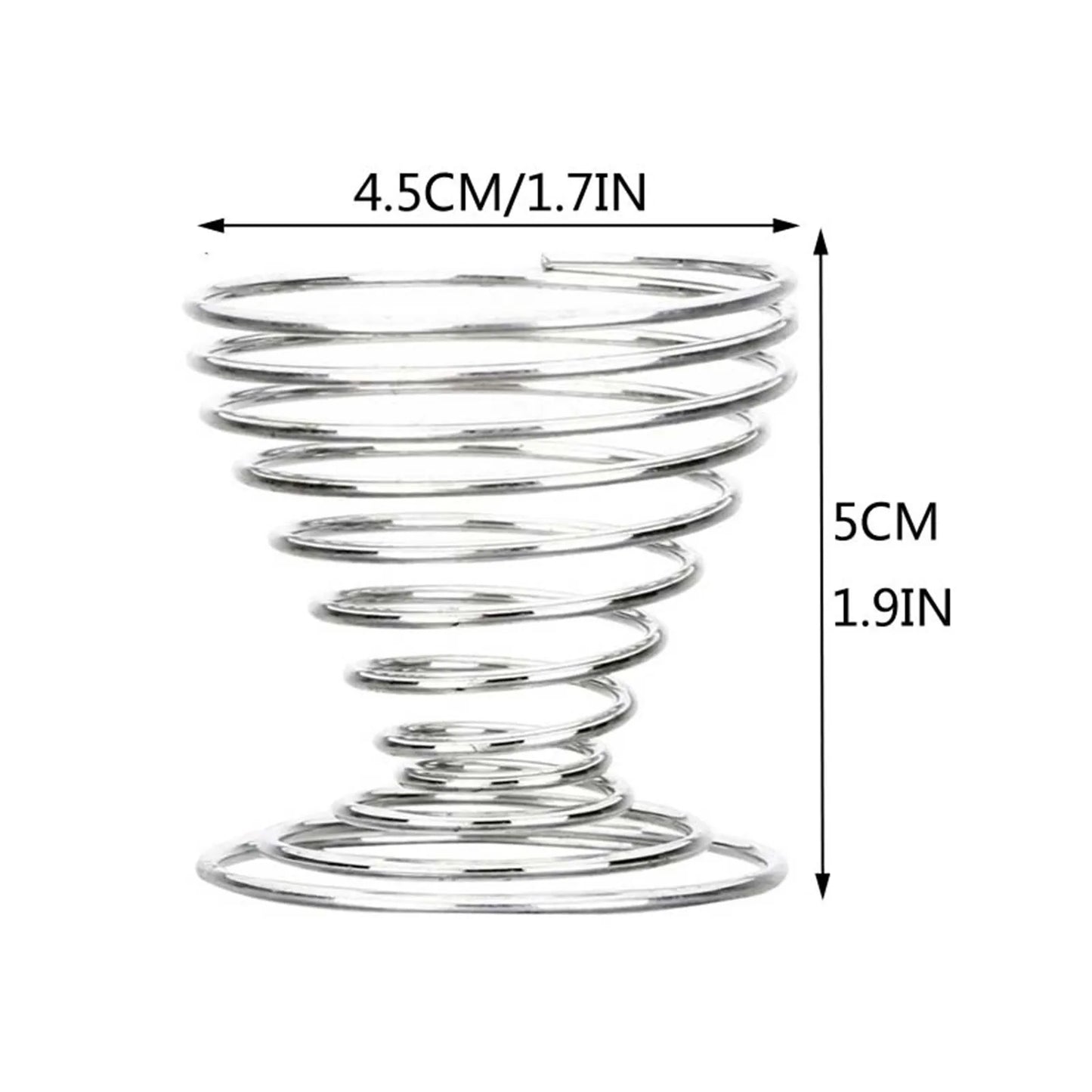 Stainless Steel Spring Boiled Egg Holder