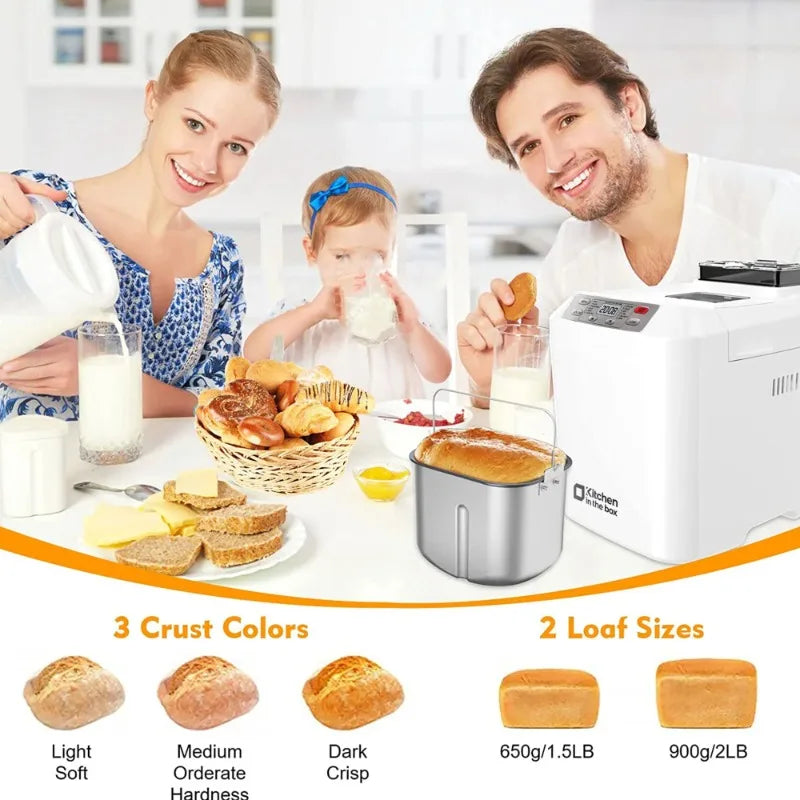 2lb Bread Machine, 12 Presets