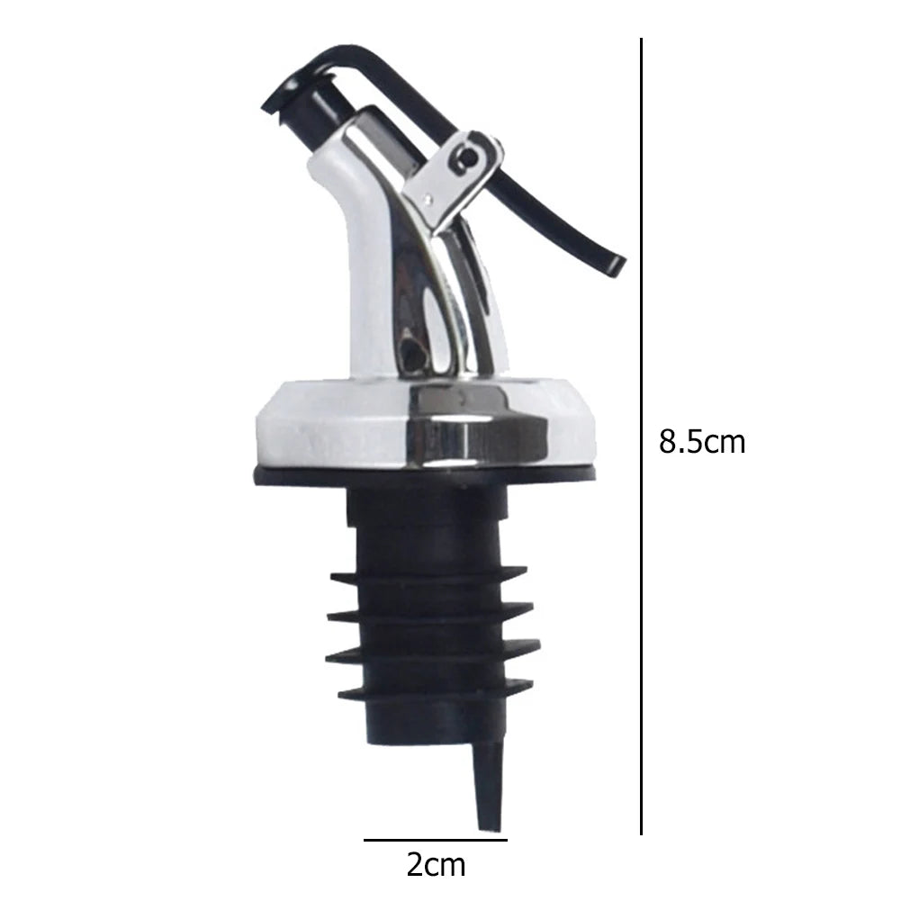 Leak-proof Plastic Vinegar & Oil Bottle Pour Spout w/Stopper