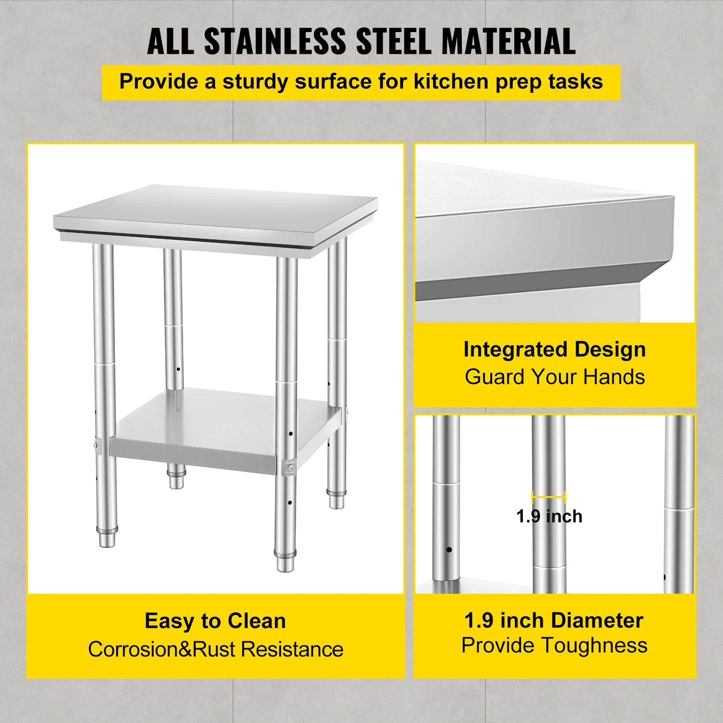 Stainless Steel Commercial Kitchen/Catering Worktable