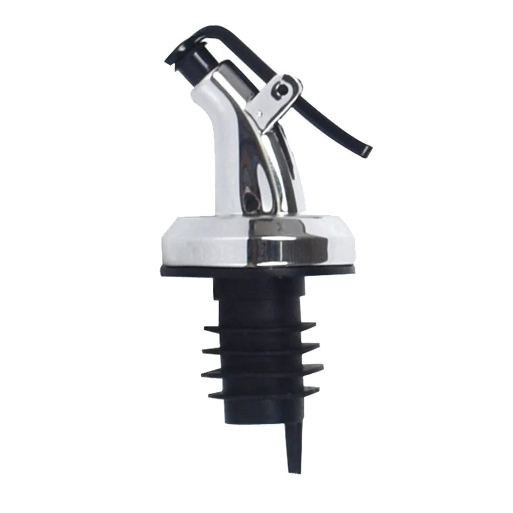 Leak-proof Plastic Vinegar & Oil Bottle Pour Spout w/Stopper