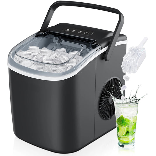 Portable Countertop Ice Maker - Self-Cleaning
