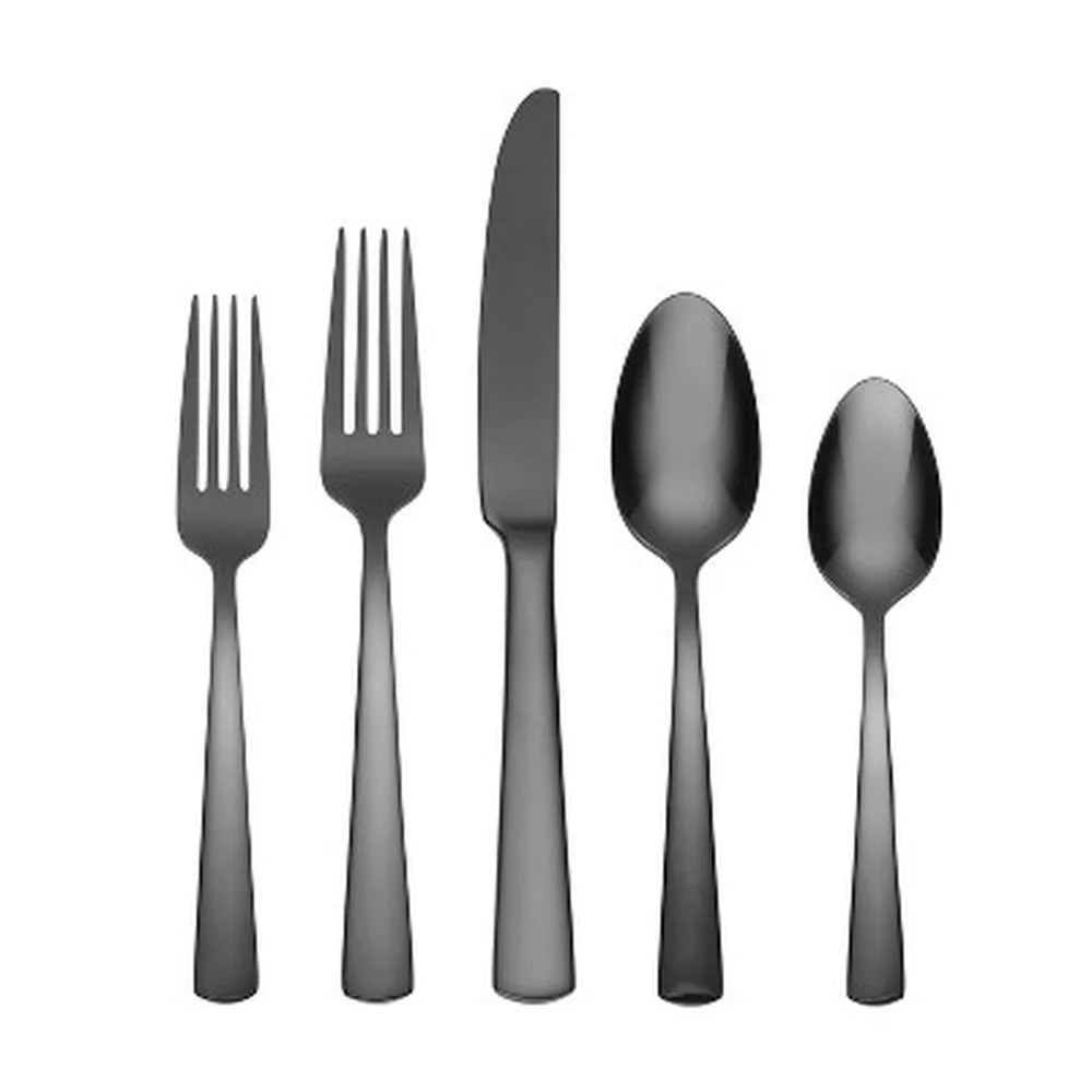 20pc Stainless Steel Flatware Set, Glossy Finish, Service for 4