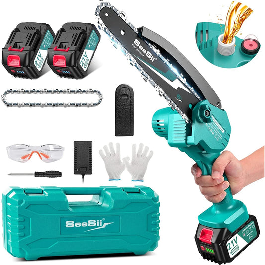 8 Inch Electric Cordless Mini Chainsaw 18V