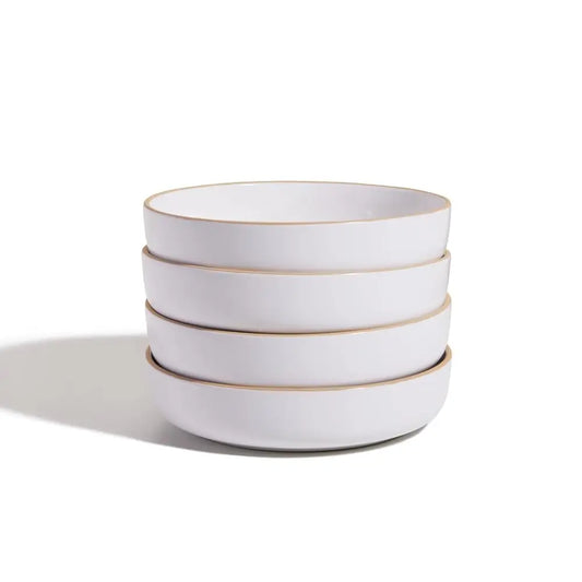 Dinner Bowls - Set Of Four 8.5"" Handcrafted Ceramic