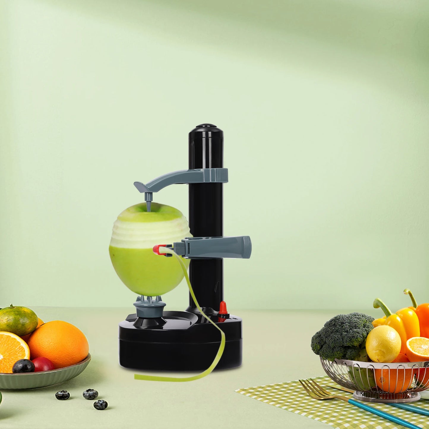 Electric Multi-function Fruit & Vegetable Peeler, Rotating