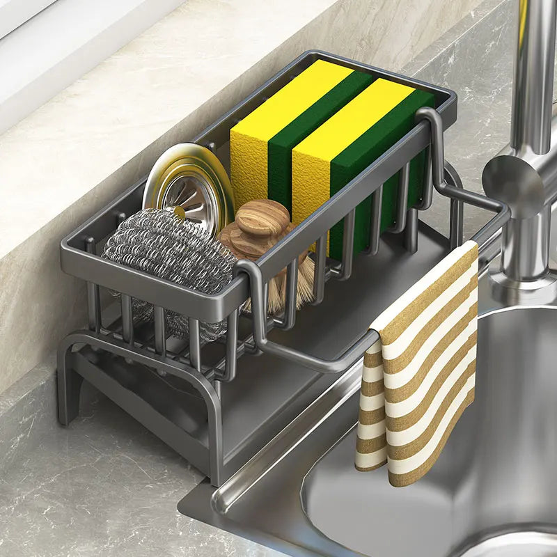 Kitchen Sink Shelf Storage Draining Rack