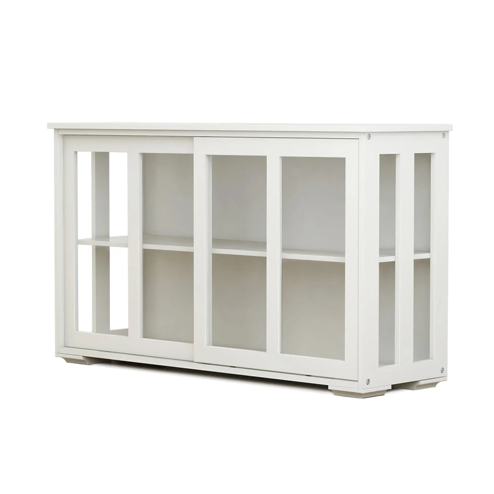 Kitchen Storage Cupboard With Glass Door