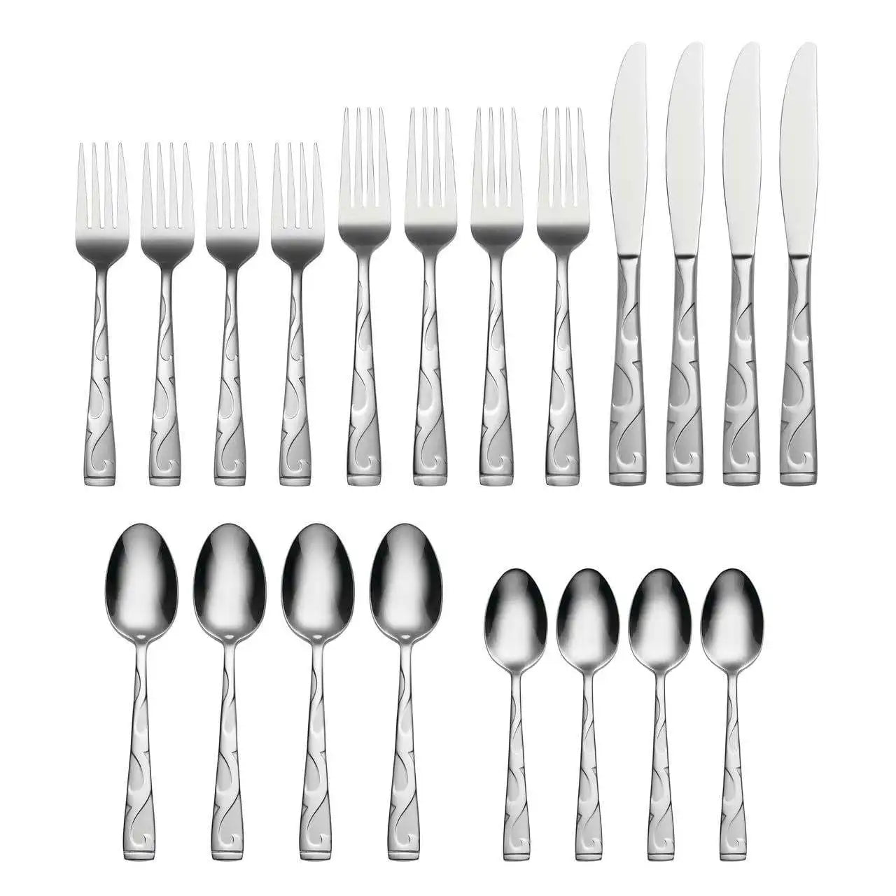 Oneida Tuscany 20 Piece Everyday Flatware Set - Service for 4