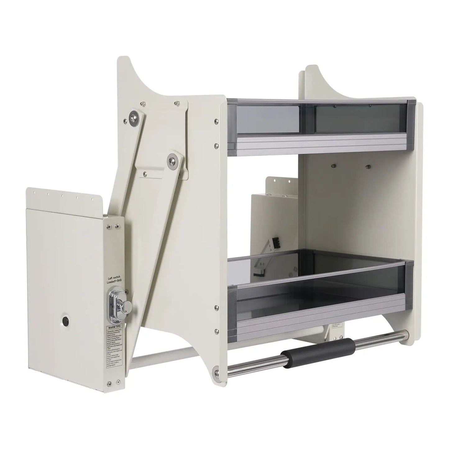 2-Tier Pull-Down Kitchen Cabinet Storage Rack