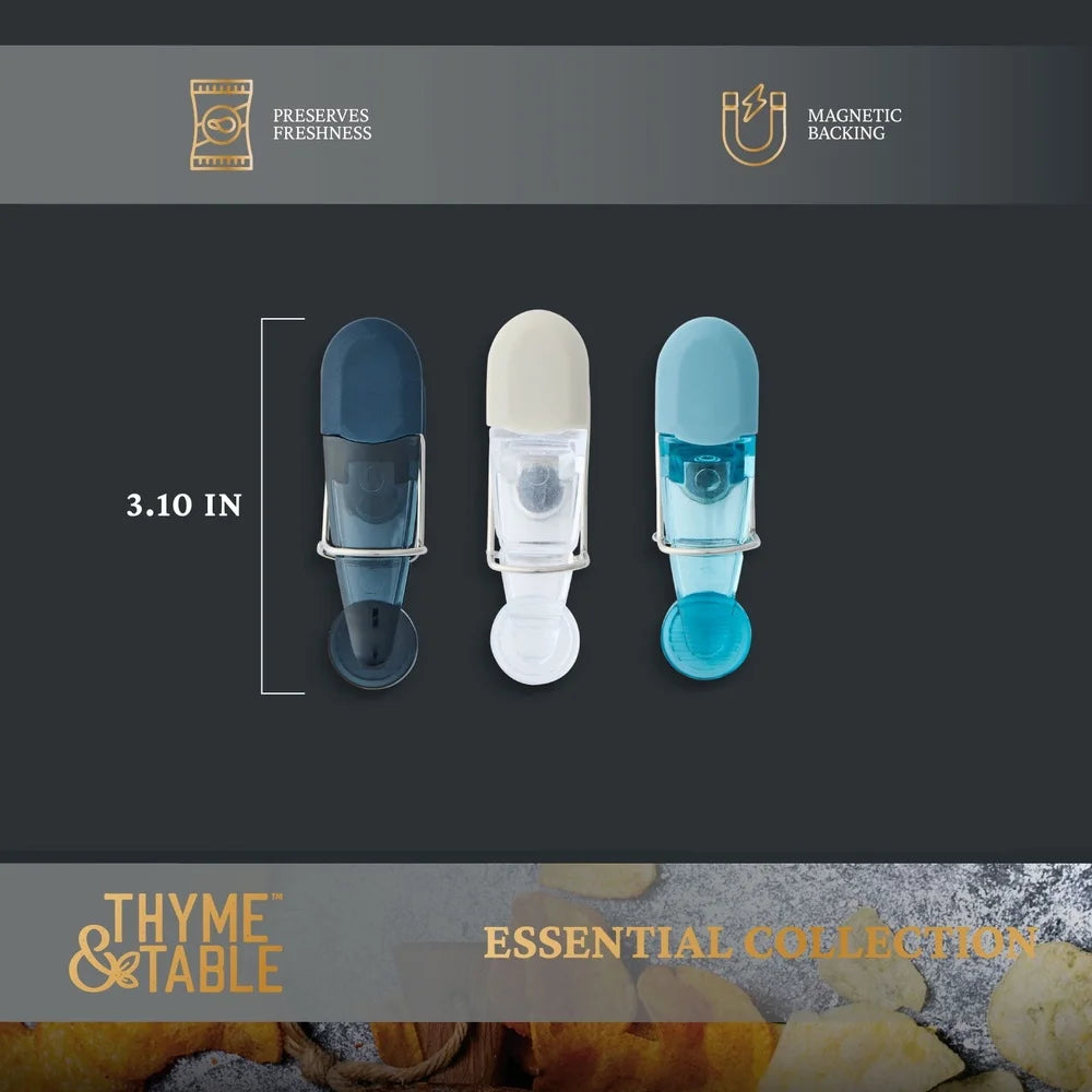 15 Piece Magnetic Bag Clips Set