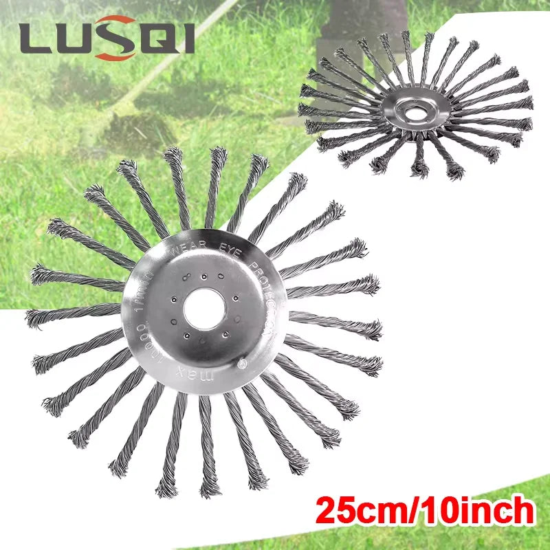 10 Inch Steel Wire Universal Garden & Grass Trimmer Head