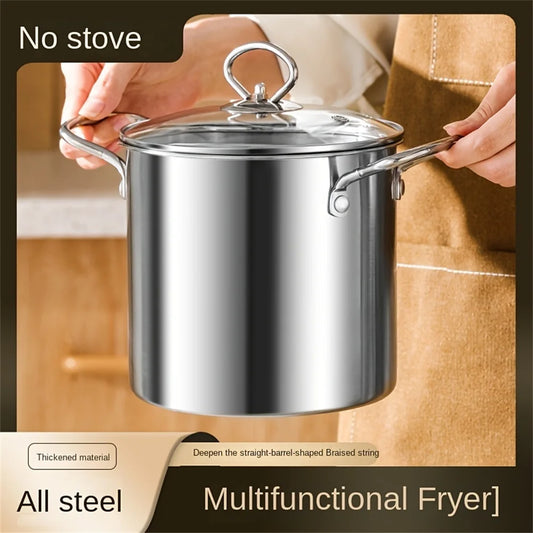 Multifunctional Small Fryer, Stainless Steel
