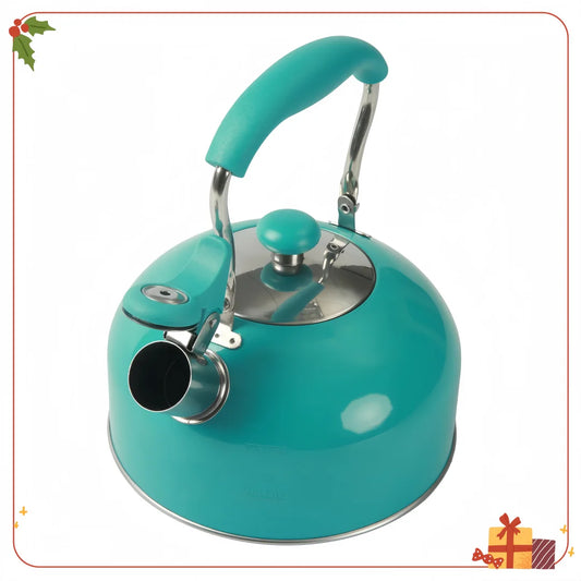 Stainless Steel, Easy-Pour Stovetop Kettle