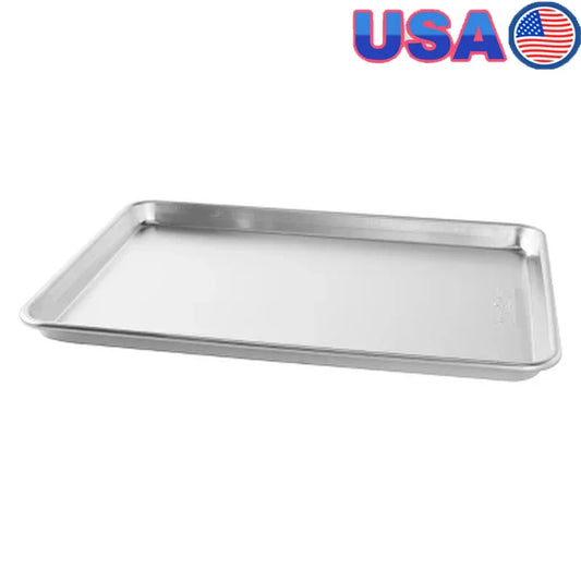 Durable Aluminum Half Sheet Baking Pan, 17.9 x 12.9 Inches