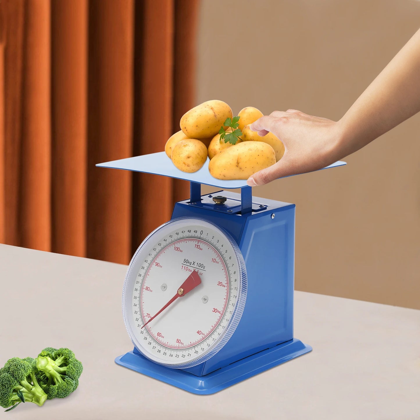 Mechanical Kitchen Scale w/ Industrial Dial