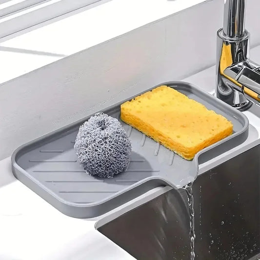 Silicone Sink Tray With drain