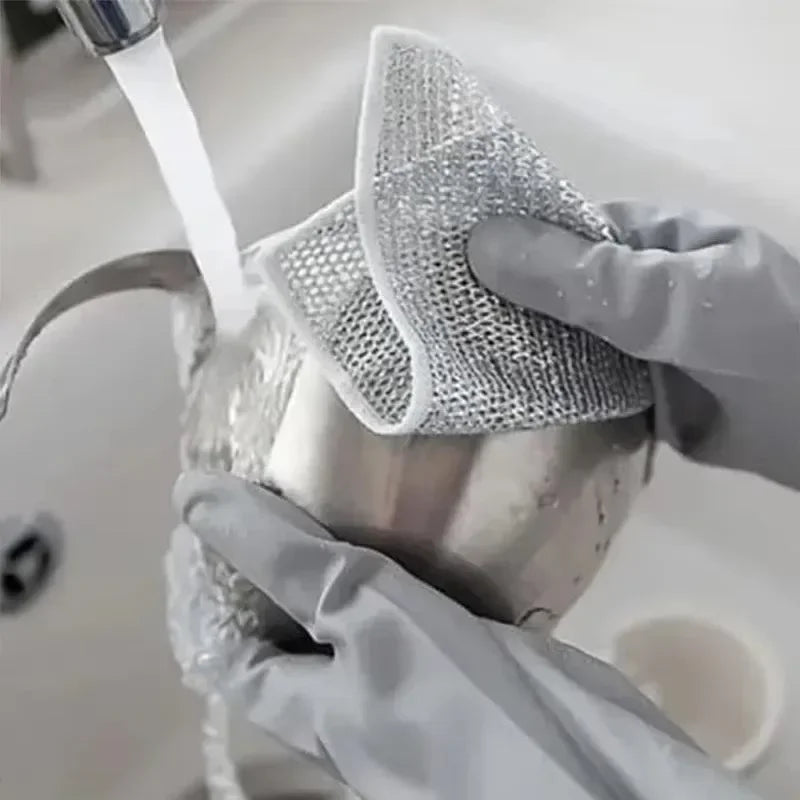 Metal Microfiber Mesh Scrubbing Cloths