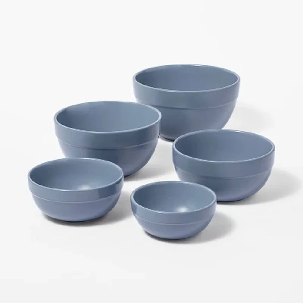 5pc Ceramic Mixing Bowl Set
